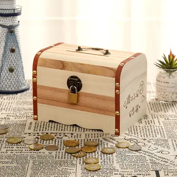 Wooden Retro Piggy Bank For Adult Money Box For Kids Fashion Safe Coin Large Capacity Dispensador De Monedas Bestselling GG50cq
Wooden Retro Piggy Bank For Adult Money Box For Kids Fashion Safe Coin Large Capacity Dispensador De Monedas Bestselling GG50cq