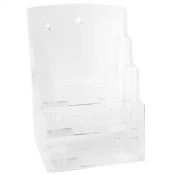 1PC A4 File Display Stand Desktop Book Holder Transparent Acrylic Book Shelf Three Layers Brochure Display Rack
1PC A4 File Display Stand Desktop Book Holder Transparent Acrylic Book Shelf Three Layers Brochure Display Rack