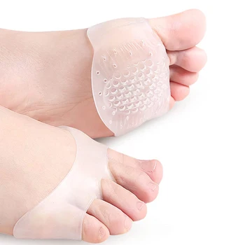 1 Pair Silicone Gel Insoles Forefoot Pads Women High Heel Pain Relief Toe Separator High Heel Shoes Foot Insert Cushion
1 Pair Silicone Gel Insoles Forefoot Pads Women High Heel Pain Relief Toe Separator High Heel Shoes Foot Insert Cushion