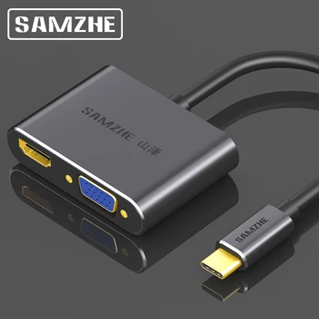 SAMZHE 4K*2K USB 3.1 Type-C to HDMI Adpater USB C to HDMI Converter Cable 1080P for Macbook SAMSUNG S8 Thunderbolt 3 Compatible
SAMZHE 4K*2K USB 3.1 Type-C to HDMI Adpater USB C to HDMI Converter Cable 1080P for Macbook SAMSUNG S8 Thunderbolt 3 Compatible