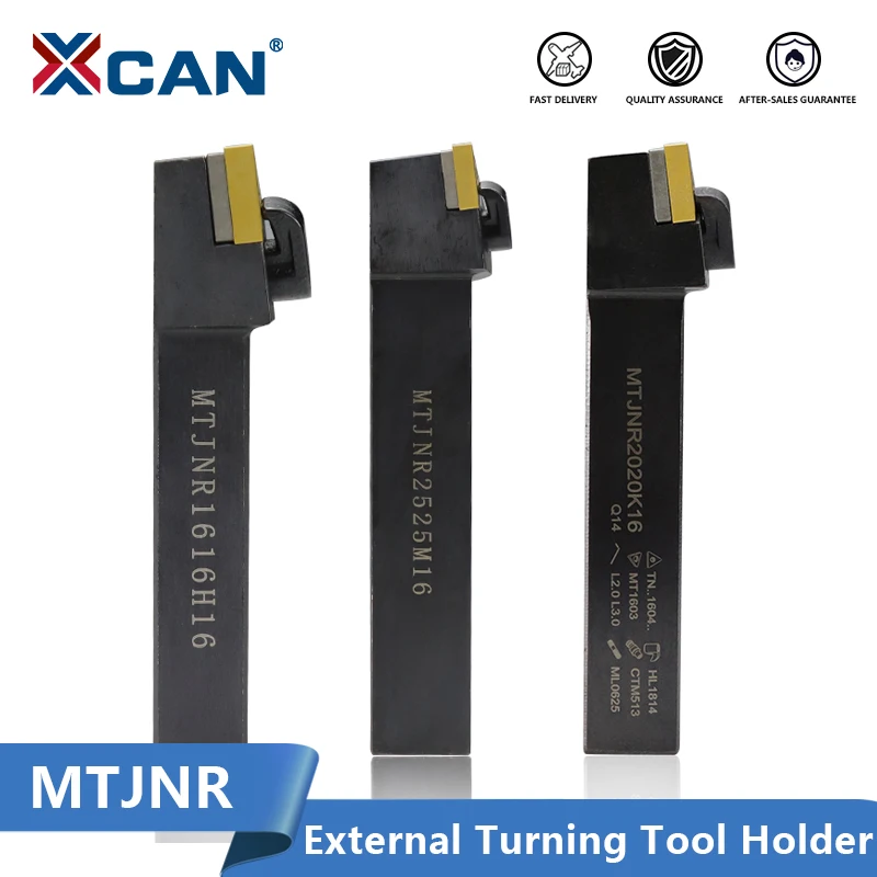 XCAN External Triangul Turning Tool Holder with Carbide Insert MTJNR1616H16 MTJNR2020K16 MTJNR2525M16 CNC Lathe Turning Tools
XCAN External Triangul Turning Tool Holder with Carbide Insert MTJNR1616H16 MTJNR2020K16 MTJNR2525M16 CNC Lathe Turning Tools