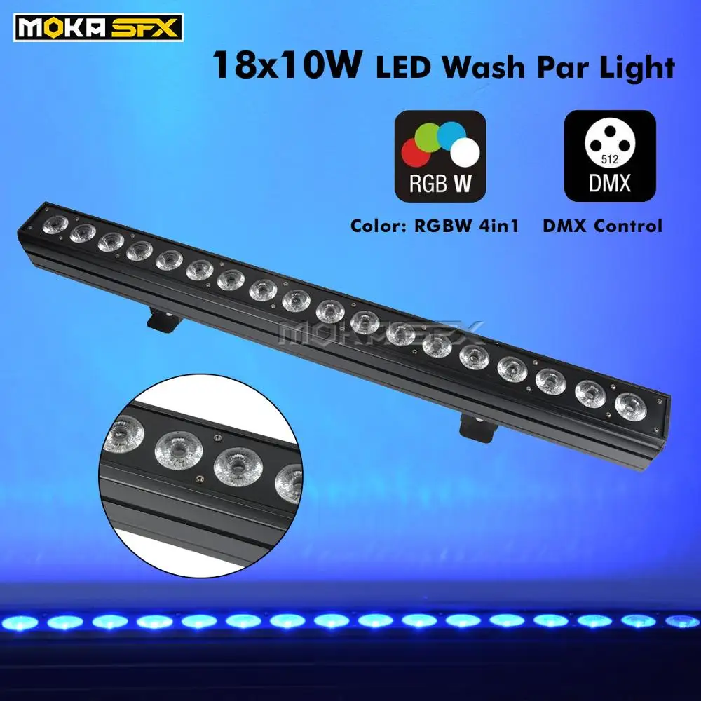 18pcs LED Wash Light 6in1/ 4in1 Optional Pixel Control LED Par Can Lighting for Satge Performance Decoration
18pcs LED Wash Light 6in1/ 4in1 Optional Pixel Control LED Par Can Lighting for Satge Performance Decoration