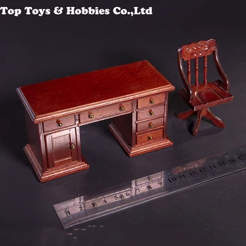 1/12 Scale Figure Accessory wooden table and chair European and American retro desk suitable for DIY scene furniture no doll
1/12 Scale Figure Accessory wooden table and chair European and American retro desk suitable for DIY scene furniture no doll