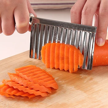 Stainless steel potato dough wavy wrinkle shredder slicer home kitchen vegetable chopper knife cooking tool chopper slicer rand 
Stainless steel potato dough wavy wrinkle shredder slicer home kitchen vegetable chopper knife cooking tool chopper slicer rand