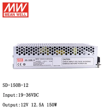 MEAN WELL SD-150B-12 19~36V DC to 12V DC 150W DC-DC Converter Switching Power Supply 24V to 12V 12.5A Converter Transformer
MEAN WELL SD-150B-12 19~36V DC to 12V DC 150W DC-DC Converter Switching Power Supply 24V to 12V 12.5A Converter Transformer