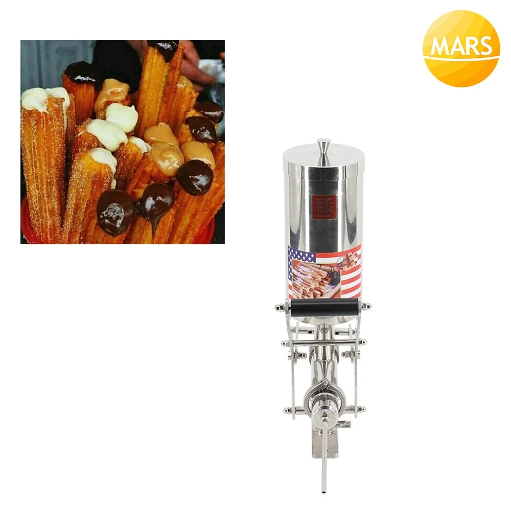 5L Churros Filling Machine Churro Filler Injection Device Cream Sauce Chocolate Jam Dispenser Squeezer In Snack Equipment
5L Churros Filling Machine Churro Filler Injection Device Cream Sauce Chocolate Jam Dispenser Squeezer In Snack Equipment