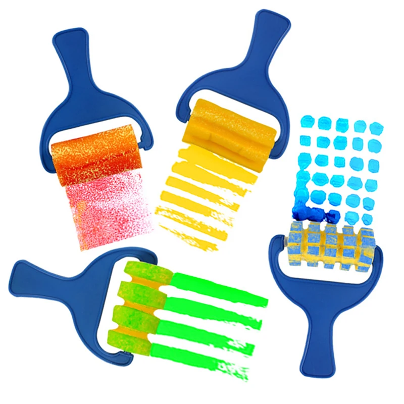 4Pcs Sponge Paint Roller DIY Kid Child Painting Tool Toy Preschool Art Activity D2TD
4Pcs Sponge Paint Roller DIY Kid Child Painting Tool Toy Preschool Art Activity D2TD
