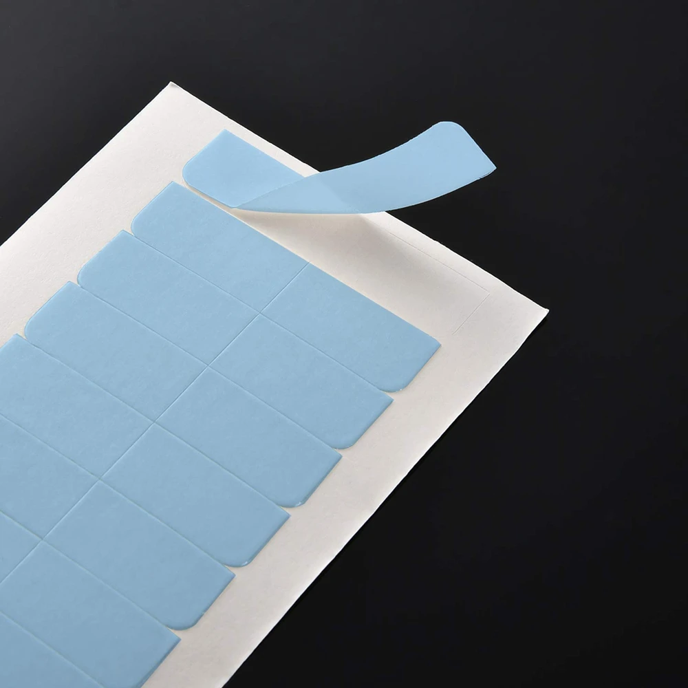 120Tabs Replacement Tape For Tape In Hair Extensions Double Sided Adhesive Precut Blue Tape Tabs Strips Lace Front Support Tape
120Tabs Replacement Tape For Tape In Hair Extensions Double Sided Adhesive Precut Blue Tape Tabs Strips Lace Front Support Tape