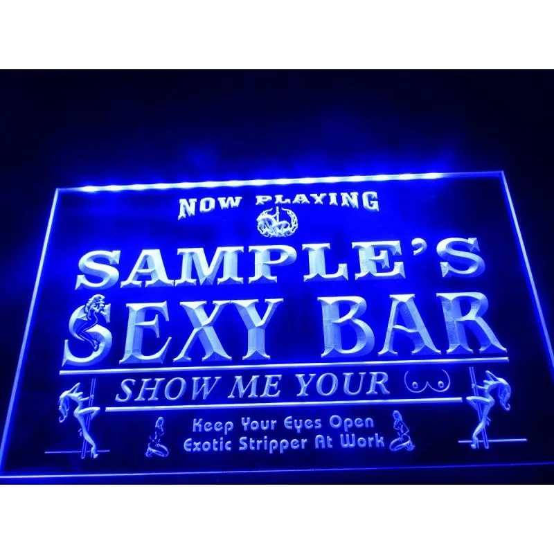 Фото Именной персонализированный сексуальный бар Tm041 сейчас играя в Стриппер пиво