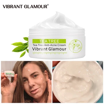 VIBRANT GLAMOUR Tea Tree Anti-Acne Face Cream Oil Control Shrink Pores Acne Cream Nourish Whitening Acne Scar Remove Skin Care 
VIBRANT GLAMOUR Tea Tree Anti-Acne Face Cream Oil Control Shrink Pores Acne Cream Nourish Whitening Acne Scar Remove Skin Care