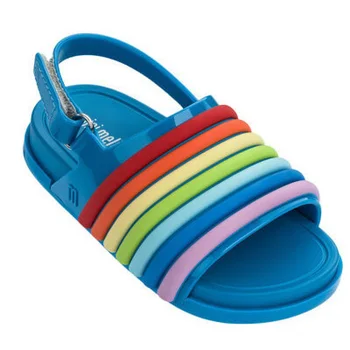 Summer Boys girls Leather Sandals for Baby Rainbow Strip Flat Children Beach Shoes Kids Sports Soft Non-slip Toddler Sandals 
Summer Boys girls Leather Sandals for Baby Rainbow Strip Flat Children Beach Shoes Kids Sports Soft Non-slip Toddler Sandals