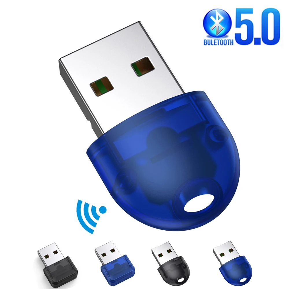 Фото Bluetooth 5 0 аудио передатчик USB ключ беспроводной адаптер мышь клавиатура гарнитура