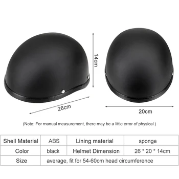 Hot Motorcycle Half Open Face Helmet Motorcross Capacete Moto Helm Matt Black Protection Shell Helmet for Scooter Bike
Hot Motorcycle Half Open Face Helmet Motorcross Capacete Moto Helm Matt Black Protection Shell Helmet for Scooter Bike