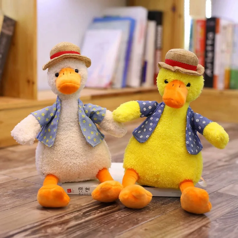 30cm Duck in Straw Hat Stuffed Animal Toys Cute Fox Elephant Dog Plush Toys Baby Gifts
30cm Duck in Straw Hat Stuffed Animal Toys Cute Fox Elephant Dog Plush Toys Baby Gifts