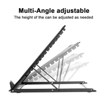 Foldable Laptop Stand Adjustable Stand Mesh Ventilated Folding Desktop Light Box Holder Bracket For Computer Notebook Tablet
Foldable Laptop Stand Adjustable Stand Mesh Ventilated Folding Desktop Light Box Holder Bracket For Computer Notebook Tablet