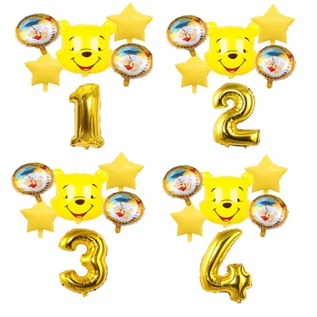Winnie the Pooh Yellow Balloon Set Cartoon Bear baby shower Foil Balloons luminum Globos Baby Birthday Party decor Supplies toys
Winnie the Pooh Yellow Balloon Set Cartoon Bear baby shower Foil Balloons luminum Globos Baby Birthday Party decor Supplies toys
