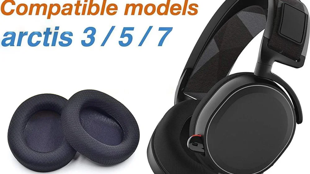 Сменные поролоновые амбушюры для наушников steelseries arctis pro 3 5 7 игровая гарнитура |