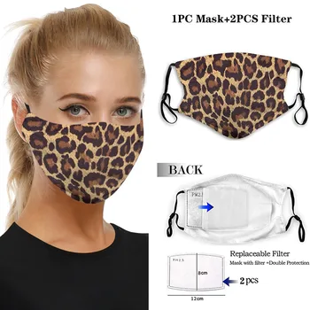 Leopard Print Face Mask For Adult Dustproof Protective Mask+ 2pcs Filter Adjustable Mouth Mask Reusable Protective Mask masque
Leopard Print Face Mask For Adult Dustproof Protective Mask+ 2pcs Filter Adjustable Mouth Mask Reusable Protective Mask masque
