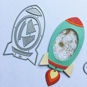 2019 new space rocket shake card cutting dies scrapbook DIY album greeting card crafts making for embossing dies
2019 new space rocket shake card cutting dies scrapbook DIY album greeting card crafts making for embossing dies