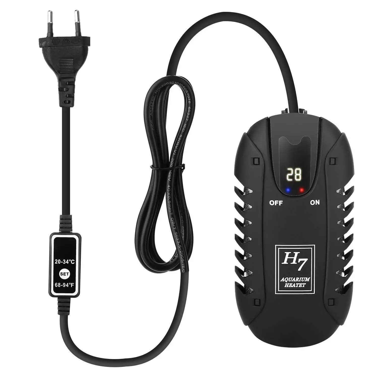 Mini Aquarium Submersible Fish Tank Heater Constant Temperature Heater Rod Automatic Power Saving Heaters For Fish Tank EU Plug
Mini Aquarium Submersible Fish Tank Heater Constant Temperature Heater Rod Automatic Power Saving Heaters For Fish Tank EU Plug