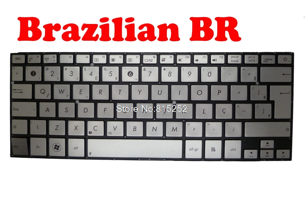Laptop Keyboard for ASUS UX31 UX31A UX31E UX31L UX31LA Sliver Without Frame MP-11B16CH6528 0KNB0-3100SF00 0KN0-LY1SF02 Swiss SW 