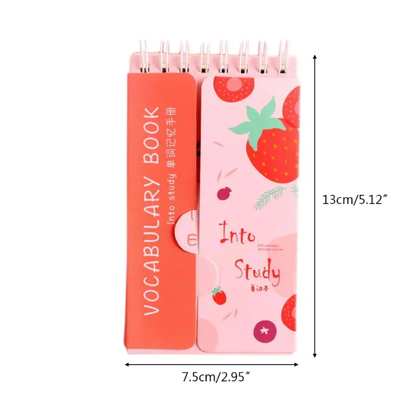 Kawaii Fruit Notebook Foreign Language Vocabulary English Words Reciting Planner
Kawaii Fruit Notebook Foreign Language Vocabulary English Words Reciting Planner