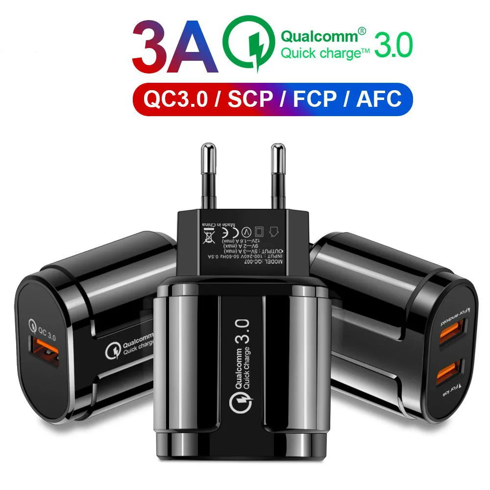 Quick Charge 3.0 USB Charger For iPhone Samsung Xiaomi Charger Fast qc 3.0 4.0 UK EU US Wall Travel Mobile Phone Charger Adapter
Quick Charge 3.0 USB Charger For iPhone Samsung Xiaomi Charger Fast qc 3.0 4.0 UK EU US Wall Travel Mobile Phone Charger Adapter