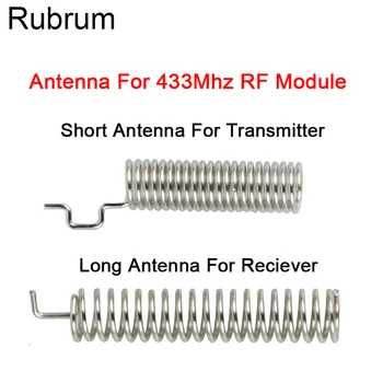 Rubrum 10Set 433MHz RF Spring Antenna RF Receiver Transmitter Module 433 MHZ For Smart Home Light Wireless Remote Control Switch
Rubrum 10Set 433MHz RF Spring Antenna RF Receiver Transmitter Module 433 MHZ For Smart Home Light Wireless Remote Control Switch