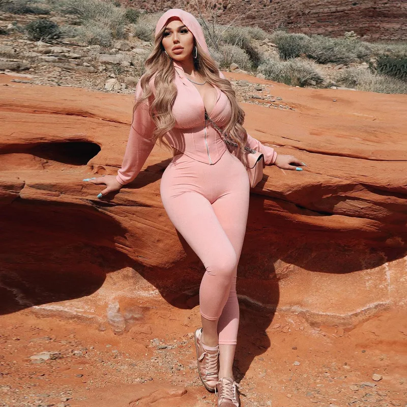 2020 Autumn Women 2 Piece Set Tracksuit Casual Long Sleeve Zip Up Corset Hooded Coat Sweatshirt Pants Leggings Sportwear Bodycon
2020 Autumn Women 2 Piece Set Tracksuit Casual Long Sleeve Zip Up Corset Hooded Coat Sweatshirt Pants Leggings Sportwear Bodycon