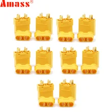 10 Pairs AMASS XT90H With Protective Insulating End Cap Connectors Male Female XT90 for RC Hobby Model Lipo Battery
10 Pairs AMASS XT90H With Protective Insulating End Cap Connectors Male Female XT90 for RC Hobby Model Lipo Battery