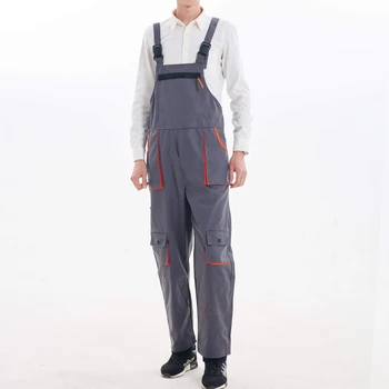 Men Loose Bib Pants Straight Overalls Heavy Duty Work Trousers Dungarees Knee Pad Side Pockets Cago Pants Male Work Pant New 
Men Loose Bib Pants Straight Overalls Heavy Duty Work Trousers Dungarees Knee Pad Side Pockets Cago Pants Male Work Pant New