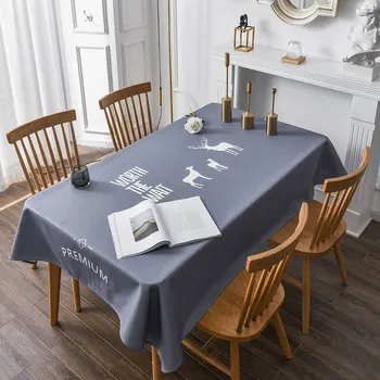 Charming 3D Tablecloth Waterproof High Quality Nordic Style Deer Pattern Thicken Table Cover Home Party Decoration Supplies
Charming 3D Tablecloth Waterproof High Quality Nordic Style Deer Pattern Thicken Table Cover Home Party Decoration Supplies