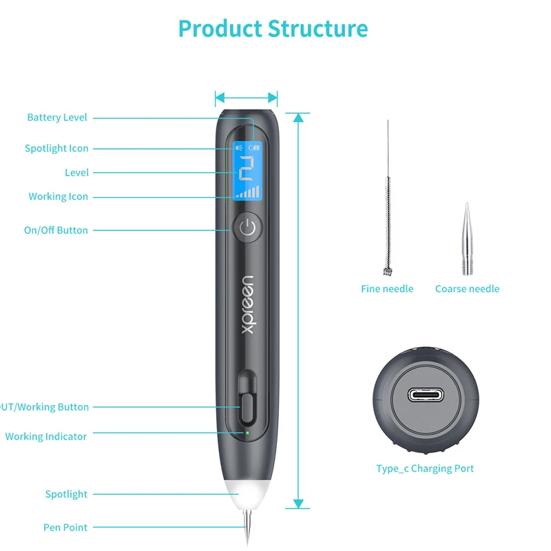 LCD Laser Plasma Pen machine Warts Remover Moles Tattoo Remover Machine Skin Tag Removal Spots Removal Plasma Pen
LCD Laser Plasma Pen machine Warts Remover Moles Tattoo Remover Machine Skin Tag Removal Spots Removal Plasma Pen