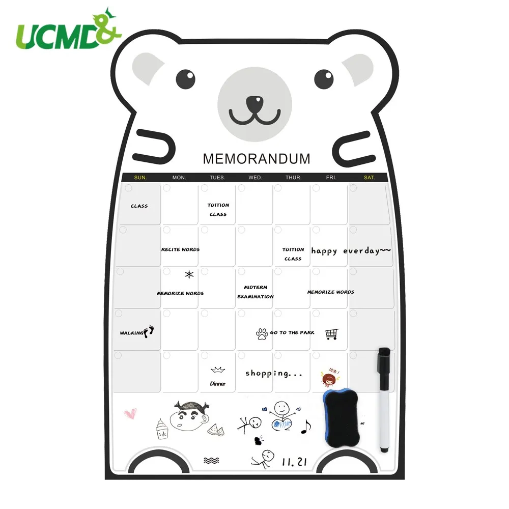Cartoon Magnetic Calendar Daily Schedule Whiteboard Fridge Magnets Monthly Weekly Planner Kids Chore Memo Message Drawing Board
Cartoon Magnetic Calendar Daily Schedule Whiteboard Fridge Magnets Monthly Weekly Planner Kids Chore Memo Message Drawing Board