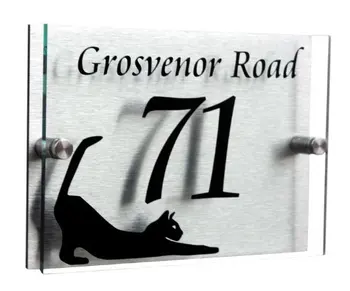 200x140mm House number House Sign for Cat Lovers address number for house house number plate door sign Door sign
200x140mm House number House Sign for Cat Lovers address number for house house number plate door sign Door sign