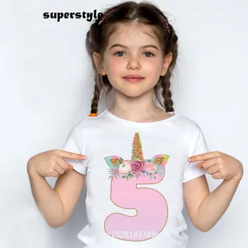 2020 Happy Birthday Girl Cartoon Print Unicorn T-shirt Children Summer Short Sleeve Tops Baby Kids Shirts Girls Clothes dHKP410
2020 Happy Birthday Girl Cartoon Print Unicorn T-shirt Children Summer Short Sleeve Tops Baby Kids Shirts Girls Clothes dHKP410