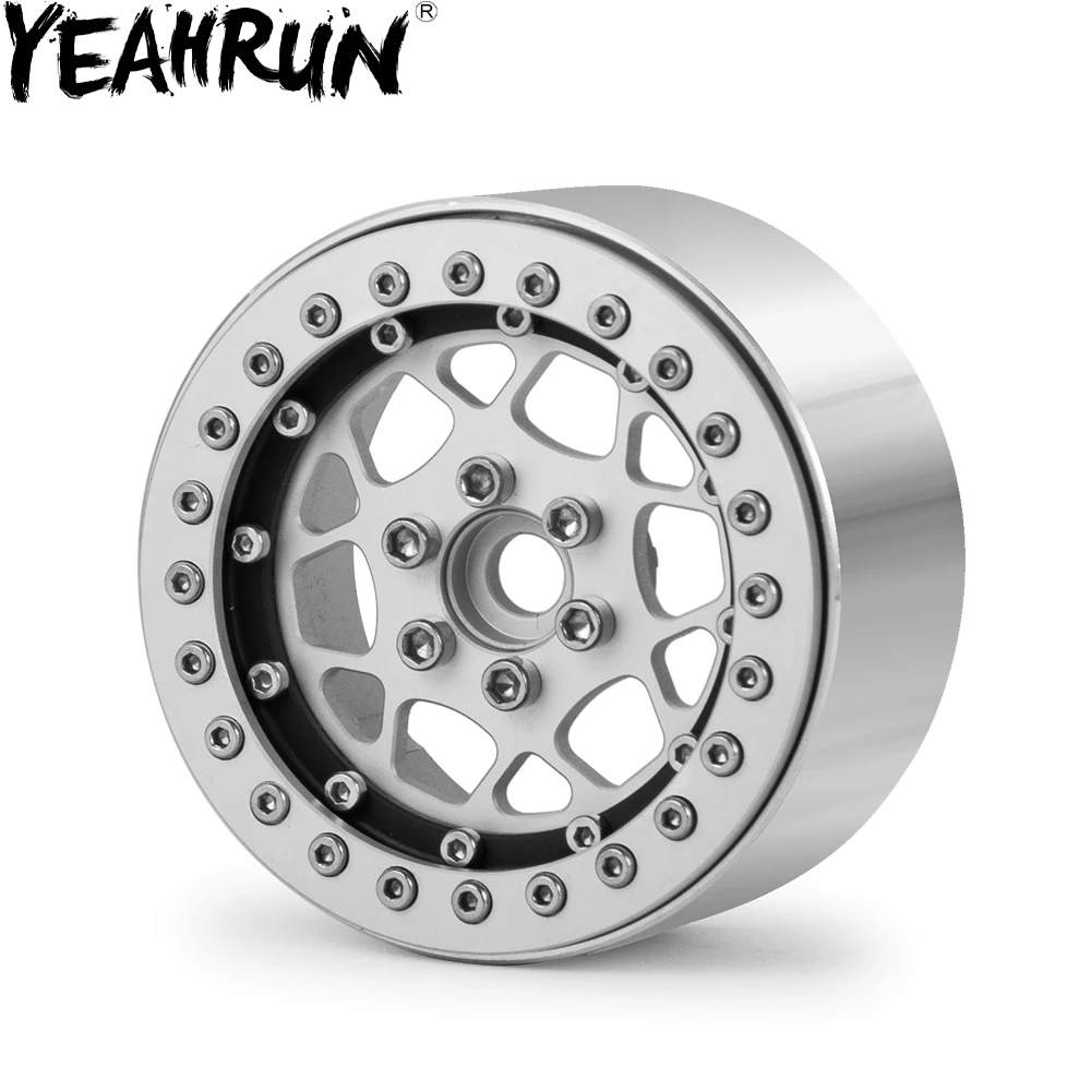 YEAHRUN 2.2inch Sliver Black Alloy Metal Beadlock Wheel Rims for 1/10 AXIAL Wraith 90018 RC Car
YEAHRUN 2.2inch Sliver Black Alloy Metal Beadlock Wheel Rims for 1/10 AXIAL Wraith 90018 RC Car
