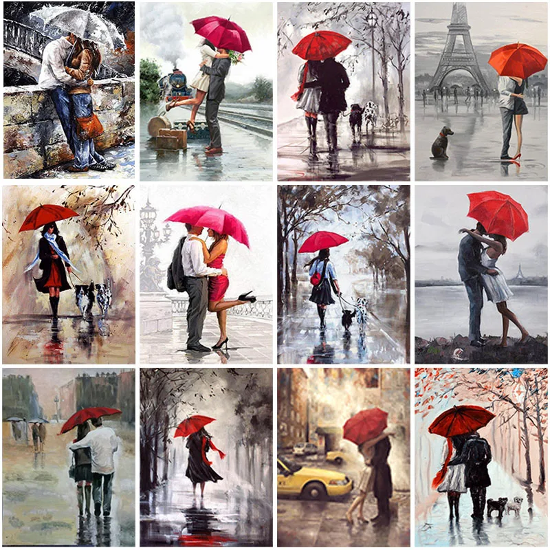 DIY 5D Diamond Painting Couple Red Umbrella Diamond Embroidery Street View Cross Stitch Dog Full Round Drill Art Gift Home Decor
DIY 5D Diamond Painting Couple Red Umbrella Diamond Embroidery Street View Cross Stitch Dog Full Round Drill Art Gift Home Decor