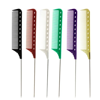 6 Colors Stainless Steel Hairdressing Comb, Portable Hair Tail Comb, Anti-Static & Anti-Heat Hair Stylist Metal Combs
6 Colors Stainless Steel Hairdressing Comb, Portable Hair Tail Comb, Anti-Static & Anti-Heat Hair Stylist Metal Combs