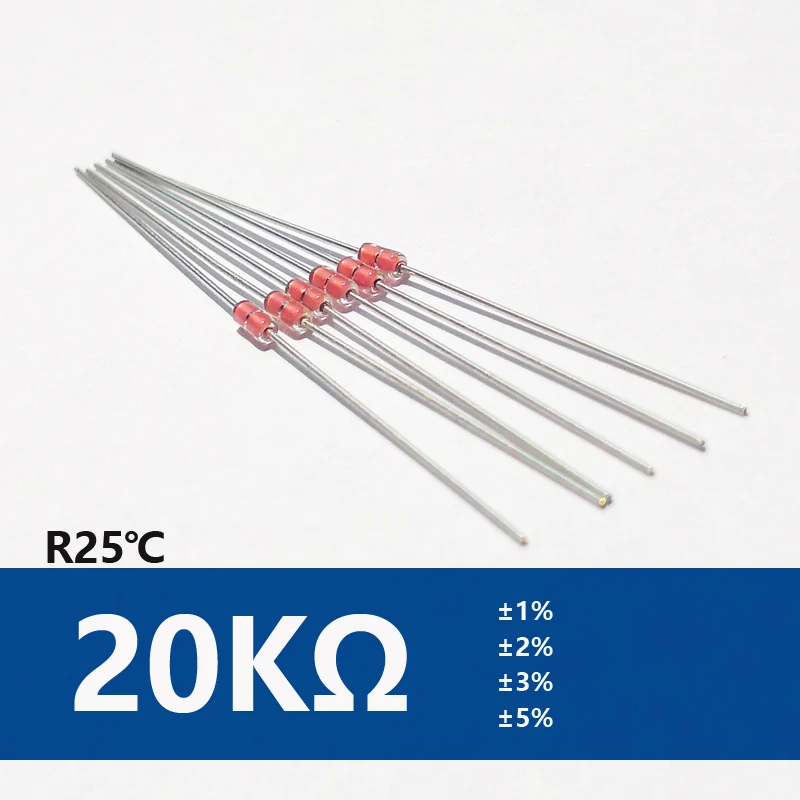 MGD18 MF58 20K 203 3950 4200 Glass diode type NTC thermal resistor resistance thermistor temperature sensor probes in Lingee 
MGD18 MF58 20K 203 3950 4200 Glass diode type NTC thermal resistor resistance thermistor temperature sensor probes in Lingee