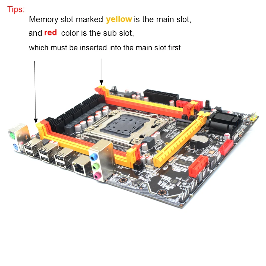 Материнская плата Kllisre X79 с поддержкой LGA 2011 SATA3 PCI E NVME M.2 SSD|Материнские платы| |