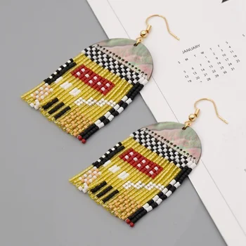 Go2Boho Boho Earrings for Women Jewellery Miyuki Beads Pendientes 2020 Trendy Design Jewelry Tassel Earring Fashion Jewellery
Go2Boho Boho Earrings for Women Jewellery Miyuki Beads Pendientes 2020 Trendy Design Jewelry Tassel Earring Fashion Jewellery