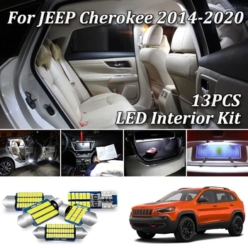 10PCS White Error Free Canbus For Jeep Cherokee KL LED Interior Dome Map Light + License Plate Lamp Kit (2014-2020)
10PCS White Error Free Canbus For Jeep Cherokee KL LED Interior Dome Map Light + License Plate Lamp Kit (2014-2020)