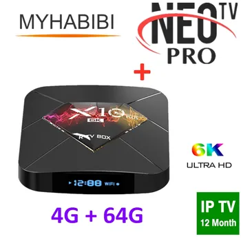 4G 64G IPTV Subscript Android Neo Pro X10 Plus Tv Box Allwinner H6 IPTV Smart 6K Neotv Pro Android 9.0 X10Plus Set Top Box
4G 64G IPTV Subscript Android Neo Pro X10 Plus Tv Box Allwinner H6 IPTV Smart 6K Neotv Pro Android 9.0 X10Plus Set Top Box