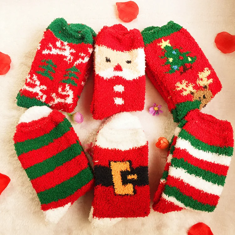 Christmas Soft Floor Home Clothing Accessories Fluffy Socks Warm Winter Cosy Lounge Bed Socks Xmas Gift Christmas Stocking 
Christmas Soft Floor Home Clothing Accessories Fluffy Socks Warm Winter Cosy Lounge Bed Socks Xmas Gift Christmas Stocking