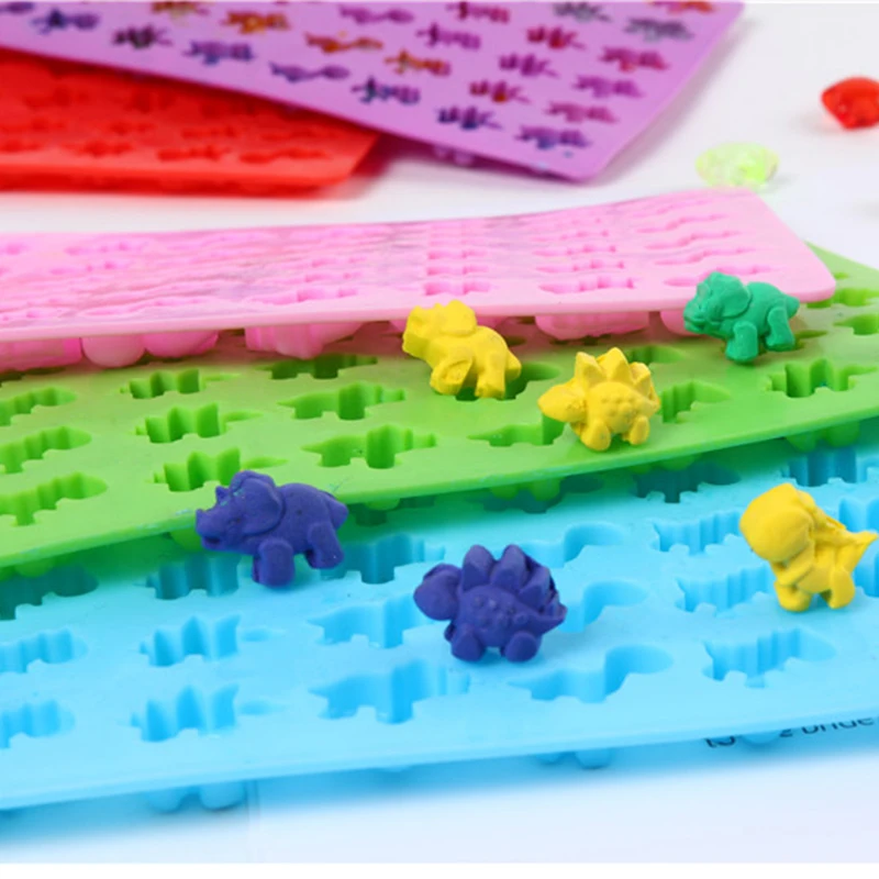 48 Cavity Cute dinosaur Shape Molds 3D Silicone chocolate candy Foudant Mould DIY Hand Cake Gummy Making Modle tool Non-stick
48 Cavity Cute dinosaur Shape Molds 3D Silicone chocolate candy Foudant Mould DIY Hand Cake Gummy Making Modle tool Non-stick