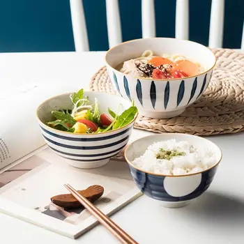 Big Mixing Bowl Breakfast Salad Bowls Ceramic Anti Scald Noodle Bowl High Foot Heat-insulating Soup Bowl Porcelain Rice Bowls
Big Mixing Bowl Breakfast Salad Bowls Ceramic Anti Scald Noodle Bowl High Foot Heat-insulating Soup Bowl Porcelain Rice Bowls