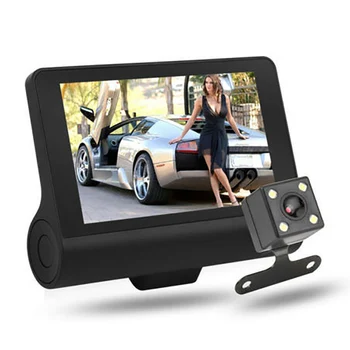 1080P 4Inch Car DVR Dual Lens Dash Cam Front Rear Video Recorder Camera G-Sensor Recording M8617
1080P 4Inch Car DVR Dual Lens Dash Cam Front Rear Video Recorder Camera G-Sensor Recording M8617