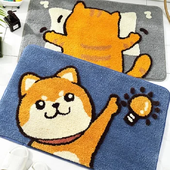Floor Mat Cartoon Dog Cat Pattern Thicken Carpet Anti-Slip Shower Bath Mat Toilet Rugs Kitchen Door Mat Home Decoration Mat
Floor Mat Cartoon Dog Cat Pattern Thicken Carpet Anti-Slip Shower Bath Mat Toilet Rugs Kitchen Door Mat Home Decoration Mat