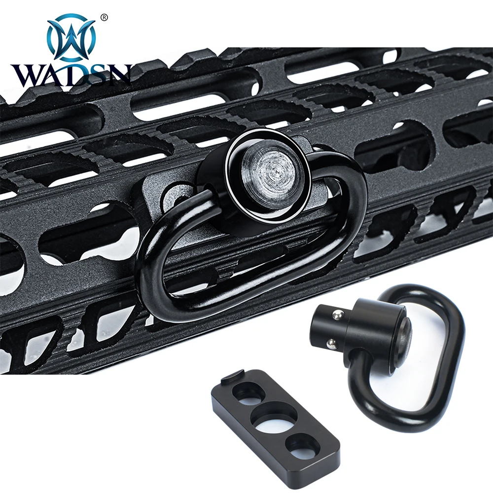 WADSN Tactical QD Sling Mount For Keymod Rail System Loop Push Button Base Attachment Adapter ME04032 Hunting Weapon Accessories
WADSN Tactical QD Sling Mount For Keymod Rail System Loop Push Button Base Attachment Adapter ME04032 Hunting Weapon Accessories
